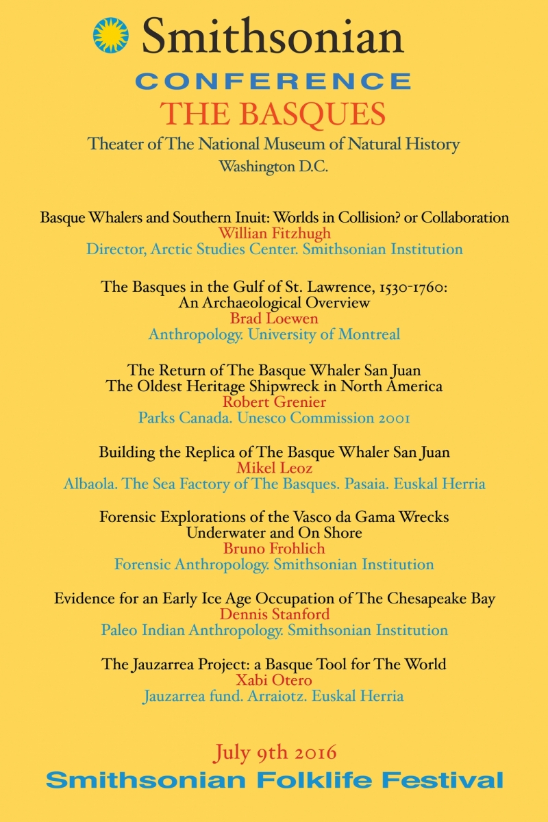 SMITHSONIAN CONFERENCE THE BASQUES